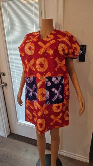 Kakina Ankara Short Bubu dress
